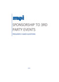 SAPI Sponsorship to Third Party Events FAQ